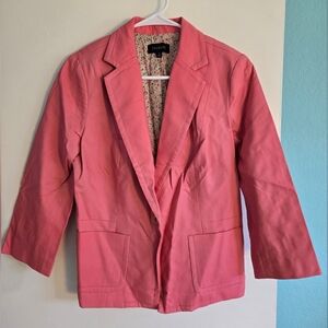 Talbots Pink Blazer Size 10
